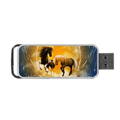 Wonderful Horses Portable Usb Flash (two Sides)