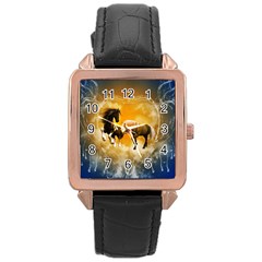 Wonderful Horses Rose Gold Watches