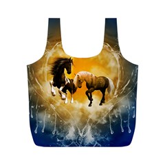 Wonderful Horses Full Print Recycle Bags (m)  by FantasyWorld7