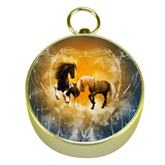 Wonderful Horses Gold Compasses