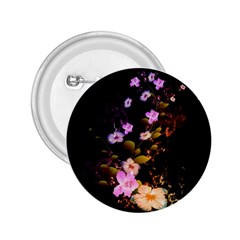 Awesome Flowers With Fire And Flame 2 25  Buttons