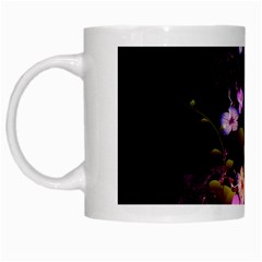 Awesome Flowers With Fire And Flame White Mugs by FantasyWorld7