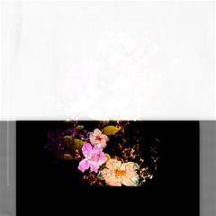 Awesome Flowers With Fire And Flame Rectangular Jigsaw Puzzl