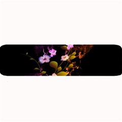 Awesome Flowers With Fire And Flame Large Bar Mats by FantasyWorld7