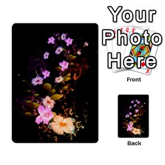 Awesome Flowers With Fire And Flame Multi-purpose Cards (rectangle) 