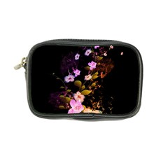 Awesome Flowers With Fire And Flame Coin Purse