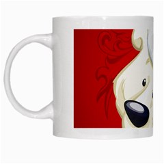 Funny Polar Bear White Mugs