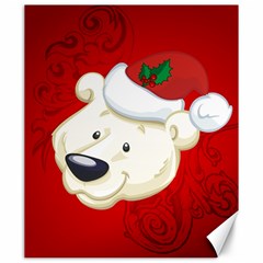 Funny Polar Bear Canvas 20  X 24   by FantasyWorld7