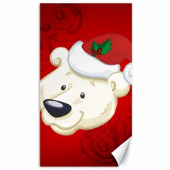 Funny Polar Bear Canvas 40  X 72   by FantasyWorld7