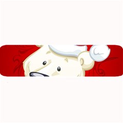 Funny Polar Bear Large Bar Mats