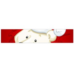 Funny Polar Bear Flano Scarf (large) 