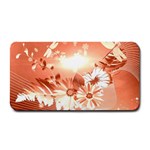 Amazing Flowers With Dragonflies Medium Bar Mats 16 x8.5  Bar Mat