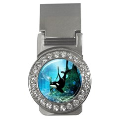 Orca Swimming In A Fantasy World Money Clips (cz) 