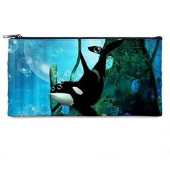 Orca Swimming In A Fantasy World Pencil Cases