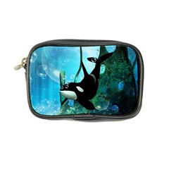 Orca Swimming In A Fantasy World Coin Purse by FantasyWorld7