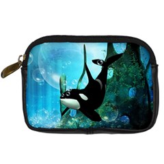 Orca Swimming In A Fantasy World Digital Camera Cases