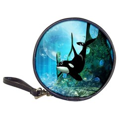 Orca Swimming In A Fantasy World Classic 20-cd Wallets