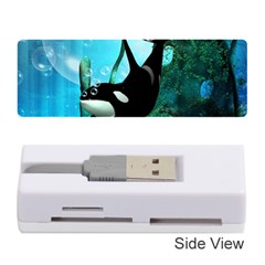 Orca Swimming In A Fantasy World Memory Card Reader (stick) 