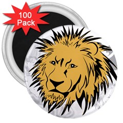 Lion 3  Magnets (100 Pack)