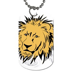 Lion Dog Tag (one Side)