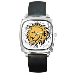 Lion Square Metal Watches