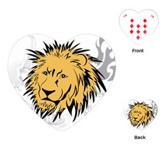 Lion Playing Cards (heart) 