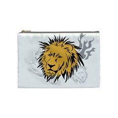 Lion Cosmetic Bag (medium)  by EnjoymentArt