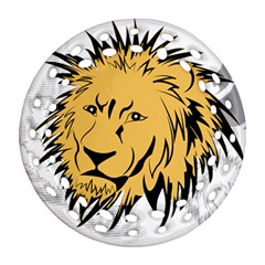 Lion Ornament (round Filigree) 