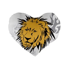 Lion Standard 16  Premium Heart Shape Cushions