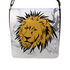 Lion Flap Messenger Bag (l) 