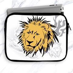 Lion Apple Ipad 2/3/4 Zipper Cases by EnjoymentArt