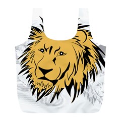 Lion Full Print Recycle Bags (l) 