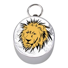 Lion Mini Silver Compasses