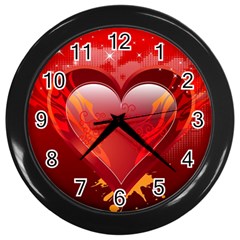 Heart Wall Clocks (black)