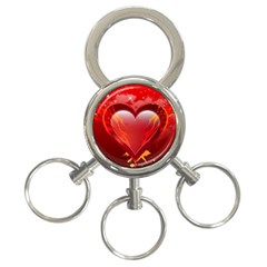 Heart 3-ring Key Chains