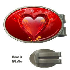 Heart Money Clips (oval) 