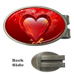 heart Money Clips (Oval)  Front