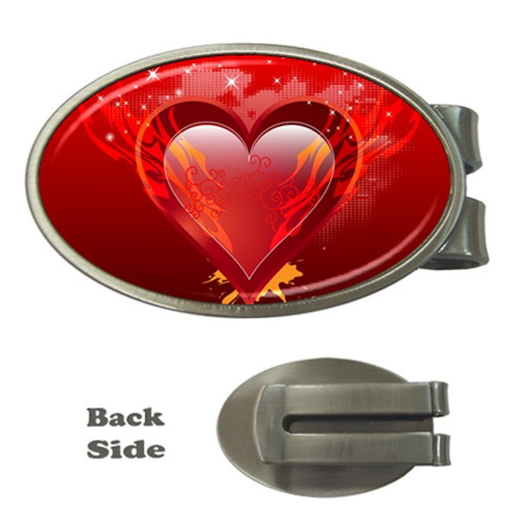 heart Money Clips (Oval) 