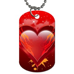 Heart Dog Tag (one Side)