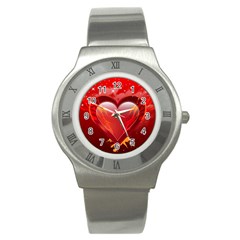 Heart Stainless Steel Watches by EnjoymentArt