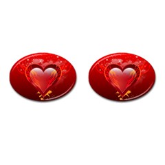 Heart Cufflinks (oval)