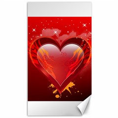 Heart Canvas 40  X 72  