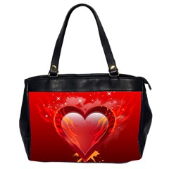 Heart Office Handbags (2 Sides) 