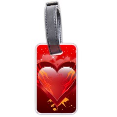 Heart Luggage Tags (one Side) 