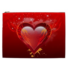 Heart Cosmetic Bag (xxl) 