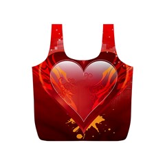 Heart Full Print Recycle Bags (s) 