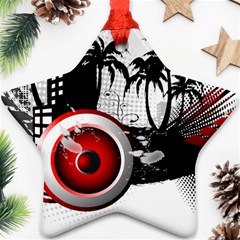 Music, Speaker Ornament (star)  by EnjoymentArt