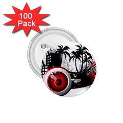 Music, Speaker 1 75  Buttons (100 Pack) 