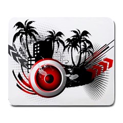 Music, Speaker Large Mousepads by EnjoymentArt