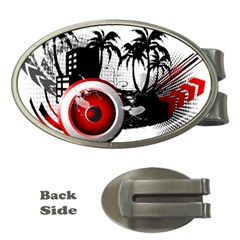 Music, Speaker Money Clips (oval)  by EnjoymentArt